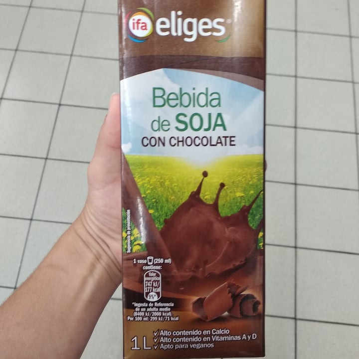 photo of Ifa eliges Bebida de soja con chocolate shared by @sveva88 on  09 Aug 2022 - review