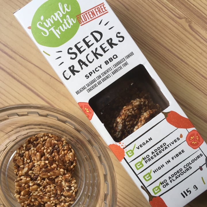 photo of Simple Truth Seed Crackers Spicy BBQ shared by @gengen on  19 May 2020 - review