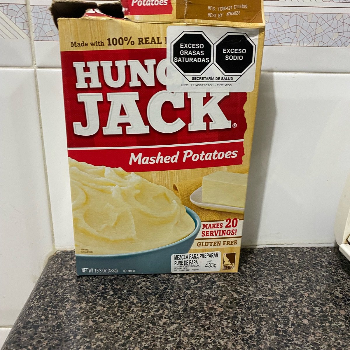 Hungry jack mashed discount potatoes