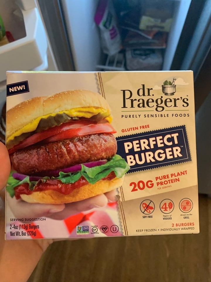 photo of Dr. Praeger's Perfect Burger shared by @crlins on  23 Nov 2019 - review
