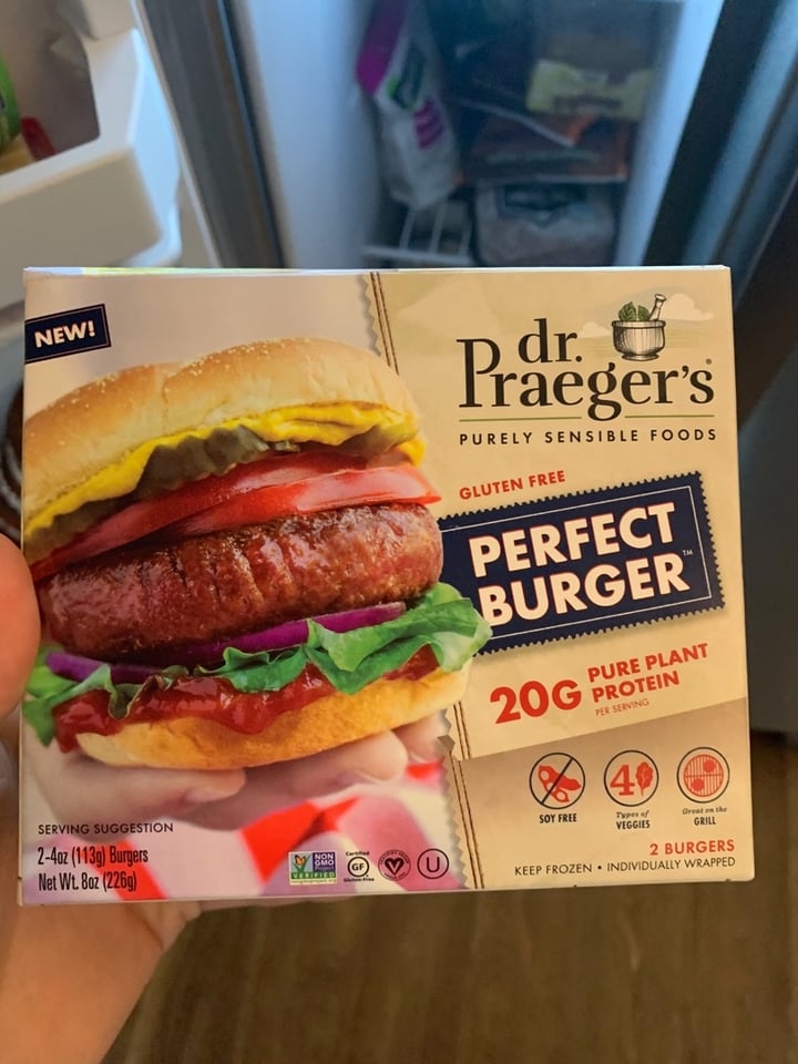 review photo of Dr. Praeger's Perfect Burger shared by @crlins on 23 Nov 2019 - review