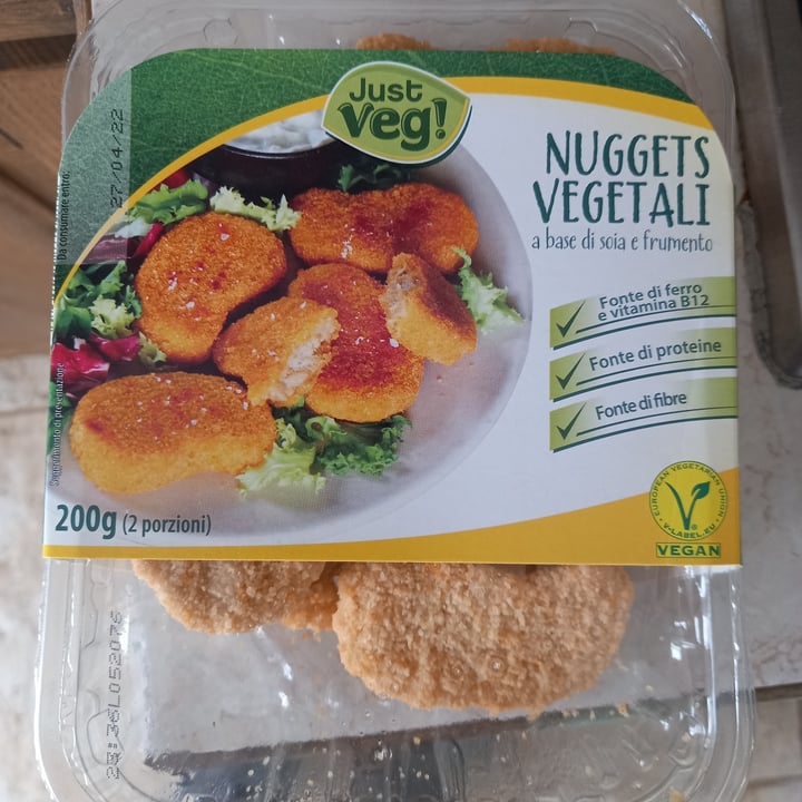 photo of Just Veg! (ALDI Italy) Nuggets Vegetali shared by @bastante on  09 Apr 2022 - review