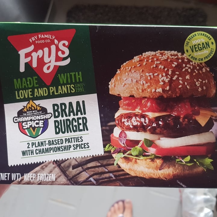photo of Fry's Family Food Braai Burger shared by @snowfairysugar on  24 Mar 2022 - review