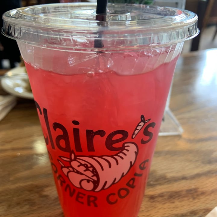 photo of Claire's Corner Copia, Since 1975 Strawberry and Hibiscus Lemonade shared by @eilidhm on  23 Apr 2022 - review