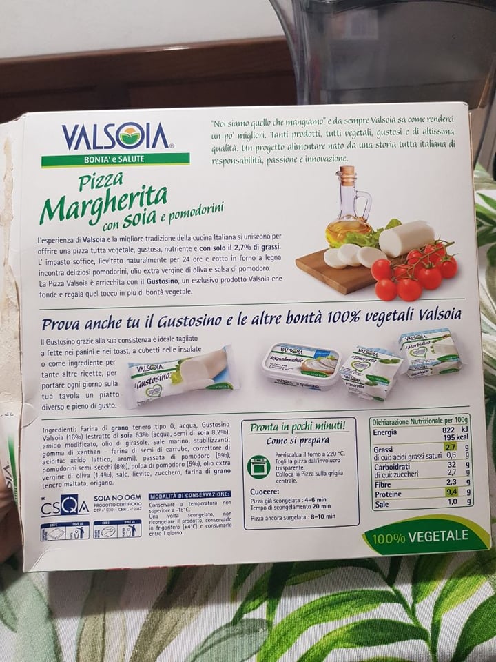 review photo of Valsoia Pizza Margherita shared by @elielegibo on 15 Feb 2020 - review