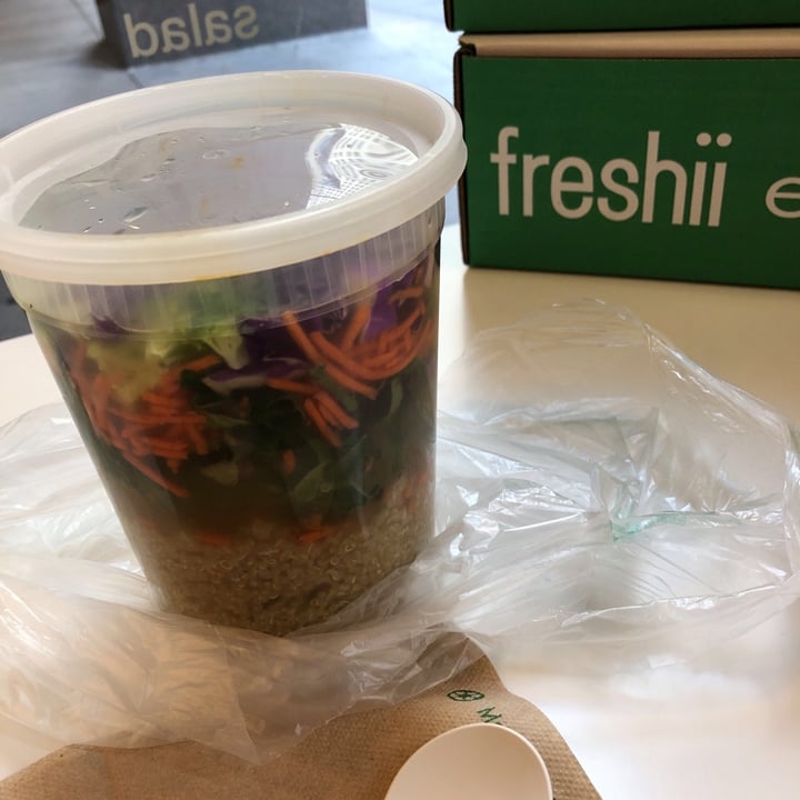 photo of Freshii Superfood Soup (minus onions) shared by @rachelyoritomi on  02 Dec 2019 - review