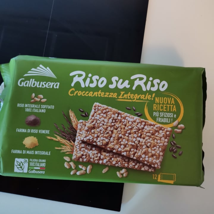 review photo of Galbusera Crackers Riso su Riso croccantezza integrale shared by @chiaracst on 30 Mar 2022 - review