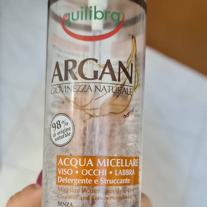 photo of Equilibra Acqua micellare argan shared by @cicciomalu on  20 Jan 2022 - review