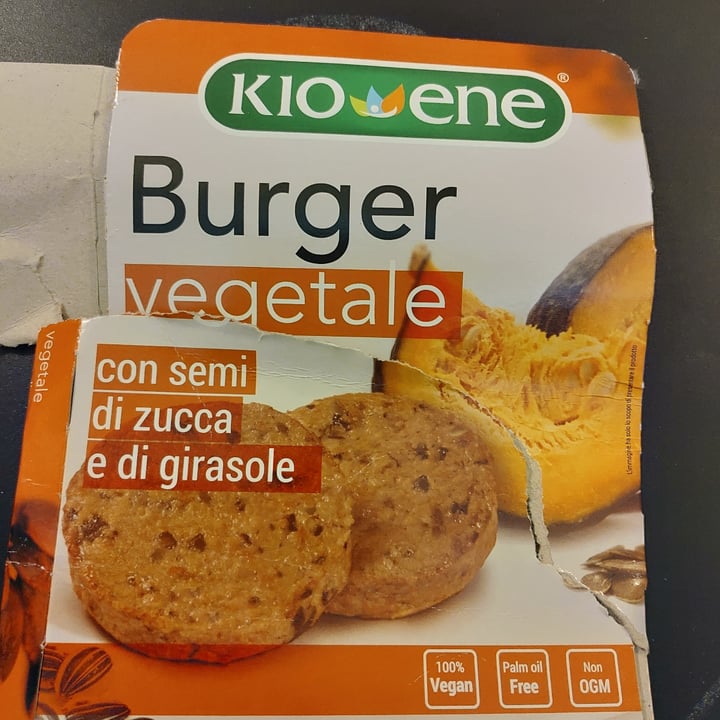 photo of Kioene Burger vegetale con semi di zucca e girasole shared by @eriros72 on  17 Dec 2020 - review