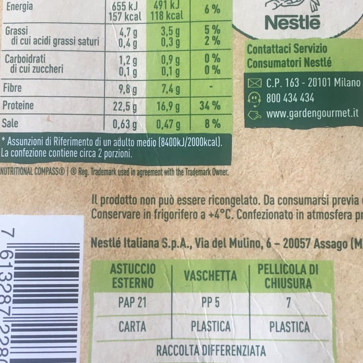 review photo of Garden Gourmet Filetti vegetali Sensational shared by @didisala on 17 Jun 2022 - review