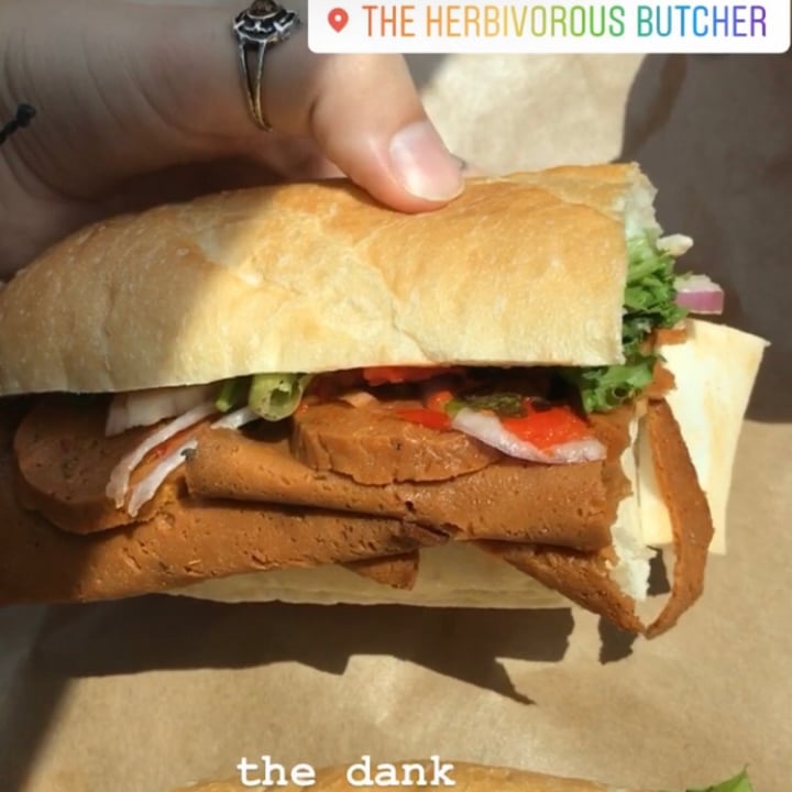photo of The Herbivorous Butcher Italian cold cut sandwich shared by @jessicadalton on  26 Jun 2020 - review
