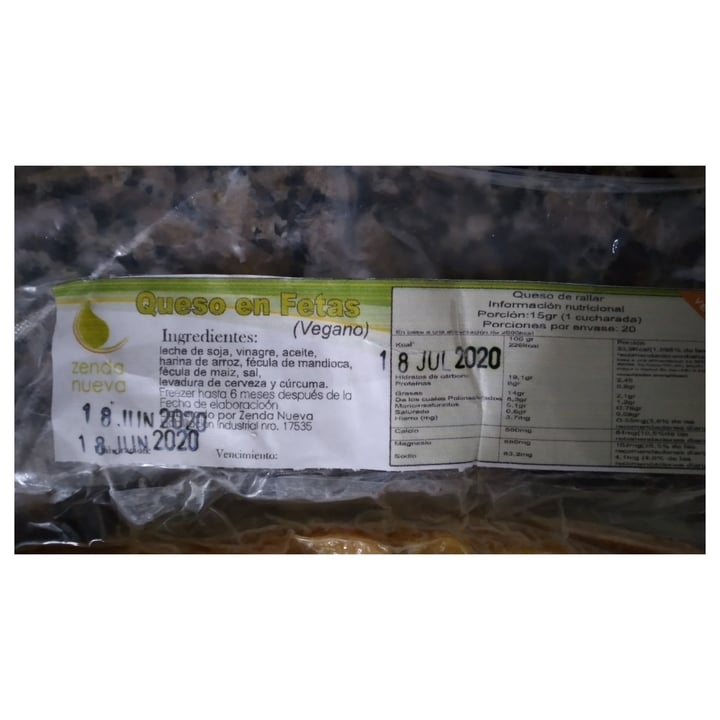 review photo of Zenda Nueva Queso en fetas Zenda Nueva shared by @azucarmascabo on 19 Sep 2020 - review