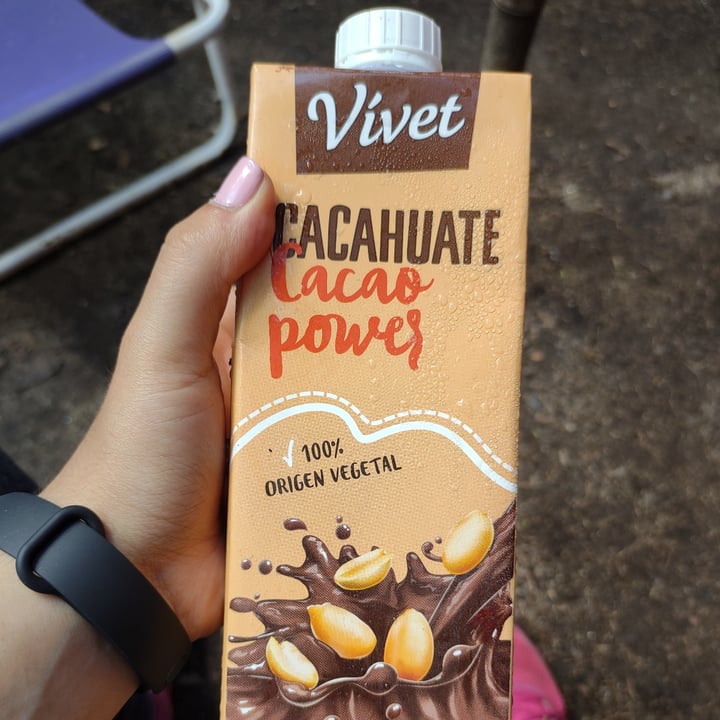 photo of Vívet Leche de Cacahuate sabor Cacao Power shared by @midiariovegan on  02 Jul 2021 - review