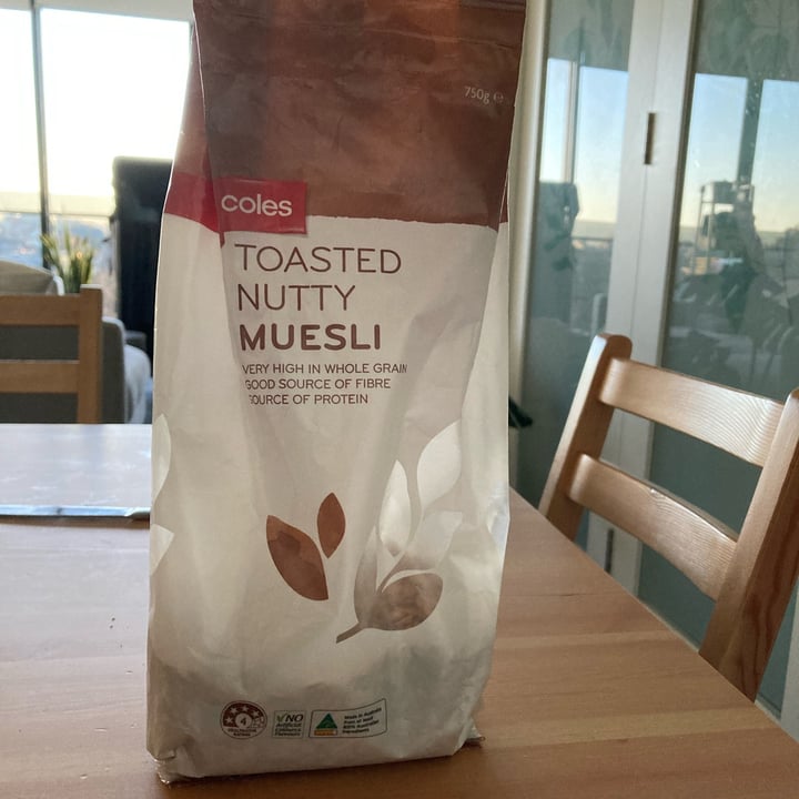 photo of Coles toasted nutty muesli shared by @dorared on  31 Aug 2022 - review