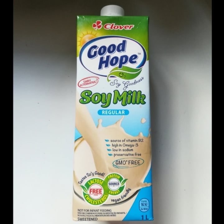review photo of Clover Soy Milk Sweetened shared by @clarythevegetable on 08 Oct 2020 - review