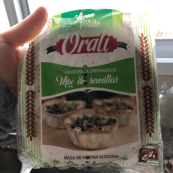 photo of Orali Tapa para Empanada Mix de Semillas shared by @akgusti on  31 Aug 2020 - review