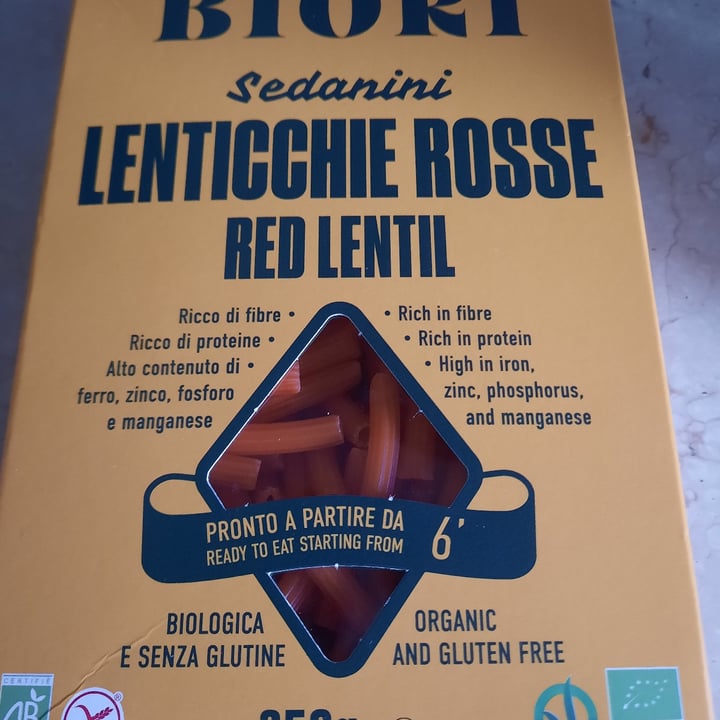 photo of Biori Biori' Sedanini di Lenticchie Rosse Bio shared by @laura30 on  23 Jun 2022 - review