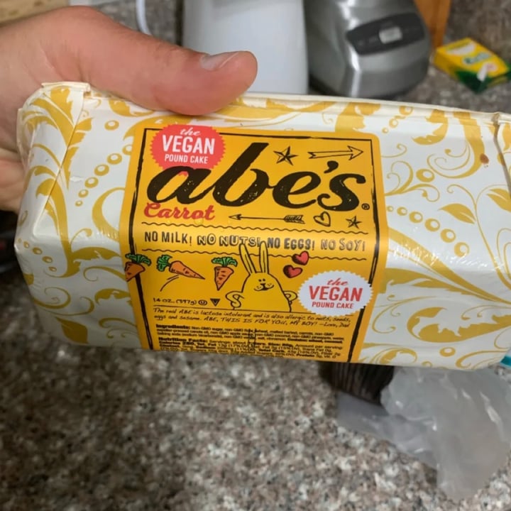 review photo of Abe's Vegan Muffins Abe's Carrot Pound Cake shared by @davenelson66 on 31 May 2022 - review