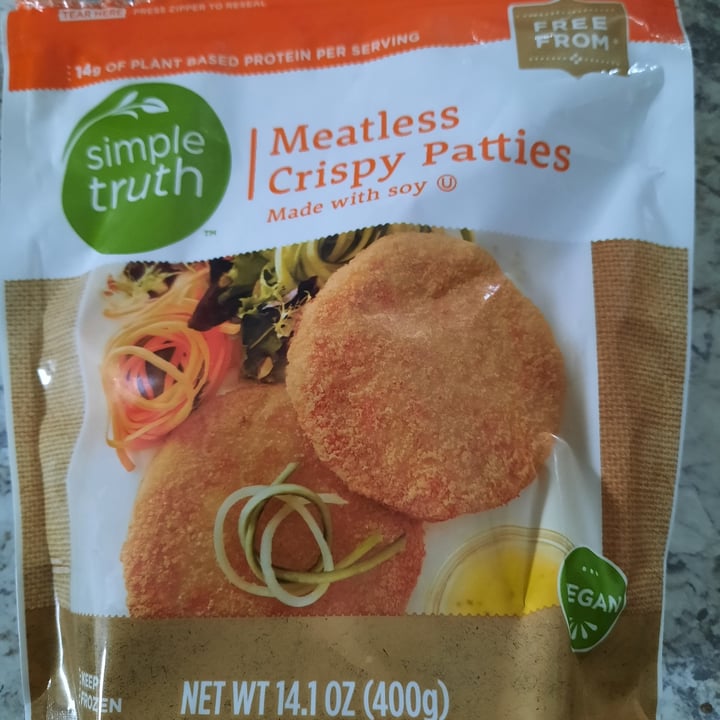 review photo of Simple Truth Meatless crispy patties shared by @bellabunny on 23 Jan 2022 - review