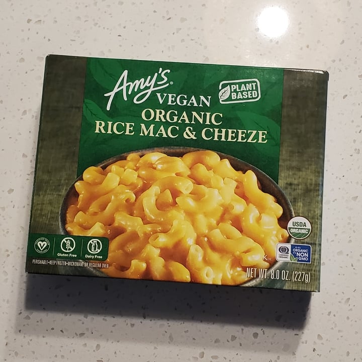 photo of Amy’s Vegan Organic Rice Mac & Cheeze shared by @matko on  06 Feb 2022 - review