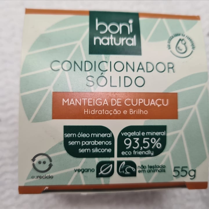 photo of Boni natural condicionador  sólido shared by @lucimendes on  08 Jun 2022 - review