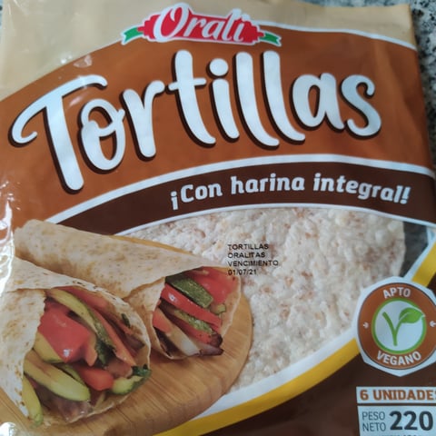 Tortillas con Harina Integral