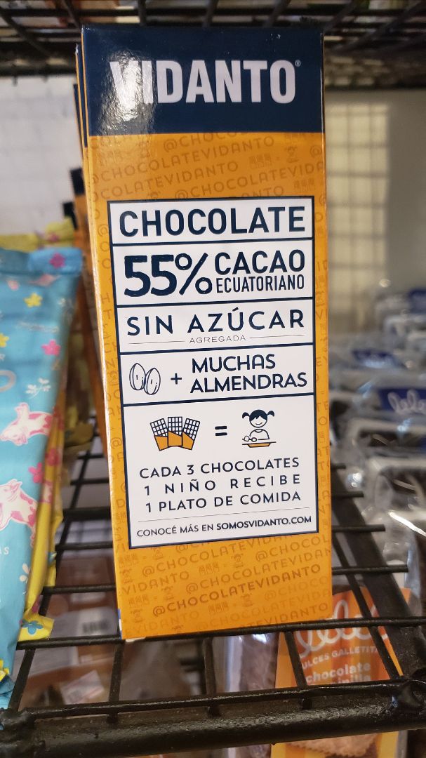 photo of Vidanto Chocolate Sin Azucar shared by @marianoguti on  06 Feb 2020 - review