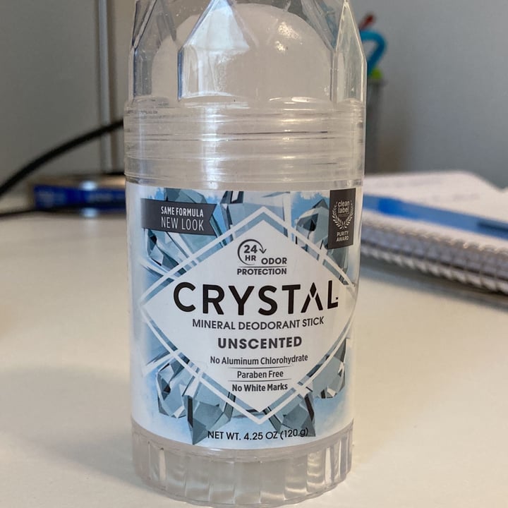 photo of CRYSTAL  Mineral Deodorant Stick - Unscented shared by @hartlas on  01 Oct 2021 - review