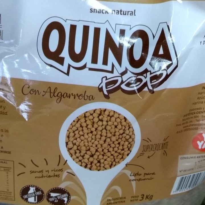 photo of Yin Yang Quinoa Pop con Algarroba shared by @digiorello on  20 Jul 2021 - review