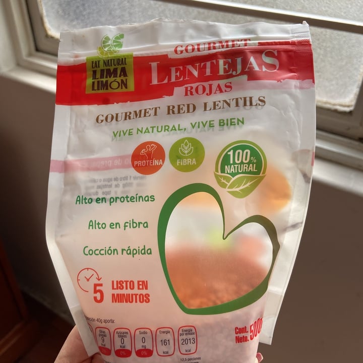 photo of Eat Natural Lima Limon Lentejas Rojas shared by @ilse on  27 Feb 2021 - review