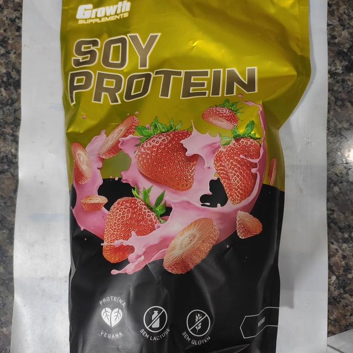 photo of Growth suplemento Proteína De Soja Sabor Morango shared by @simonefernandes on  07 May 2022 - review