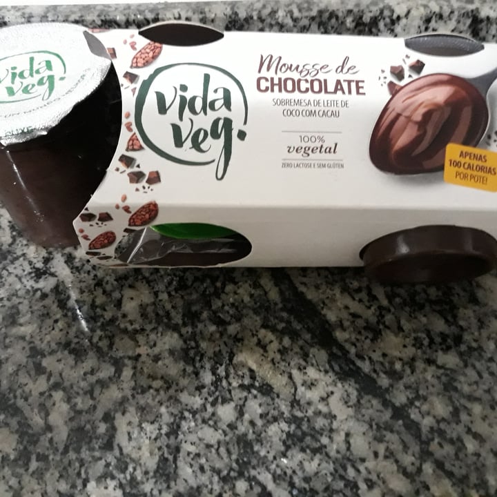 review photo of Vida Veg Mousse de Chocolate shared by @emiliadias on 03 Dec 2022 - review