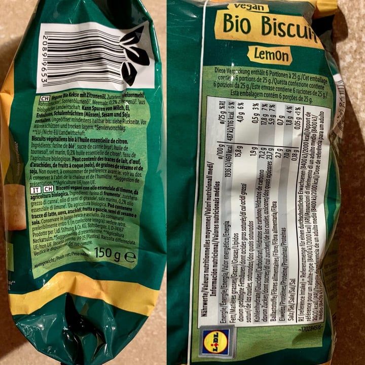 photo of Vemondo Vegan bio biscuits lemon shared by @adele91m on  03 Apr 2022 - review