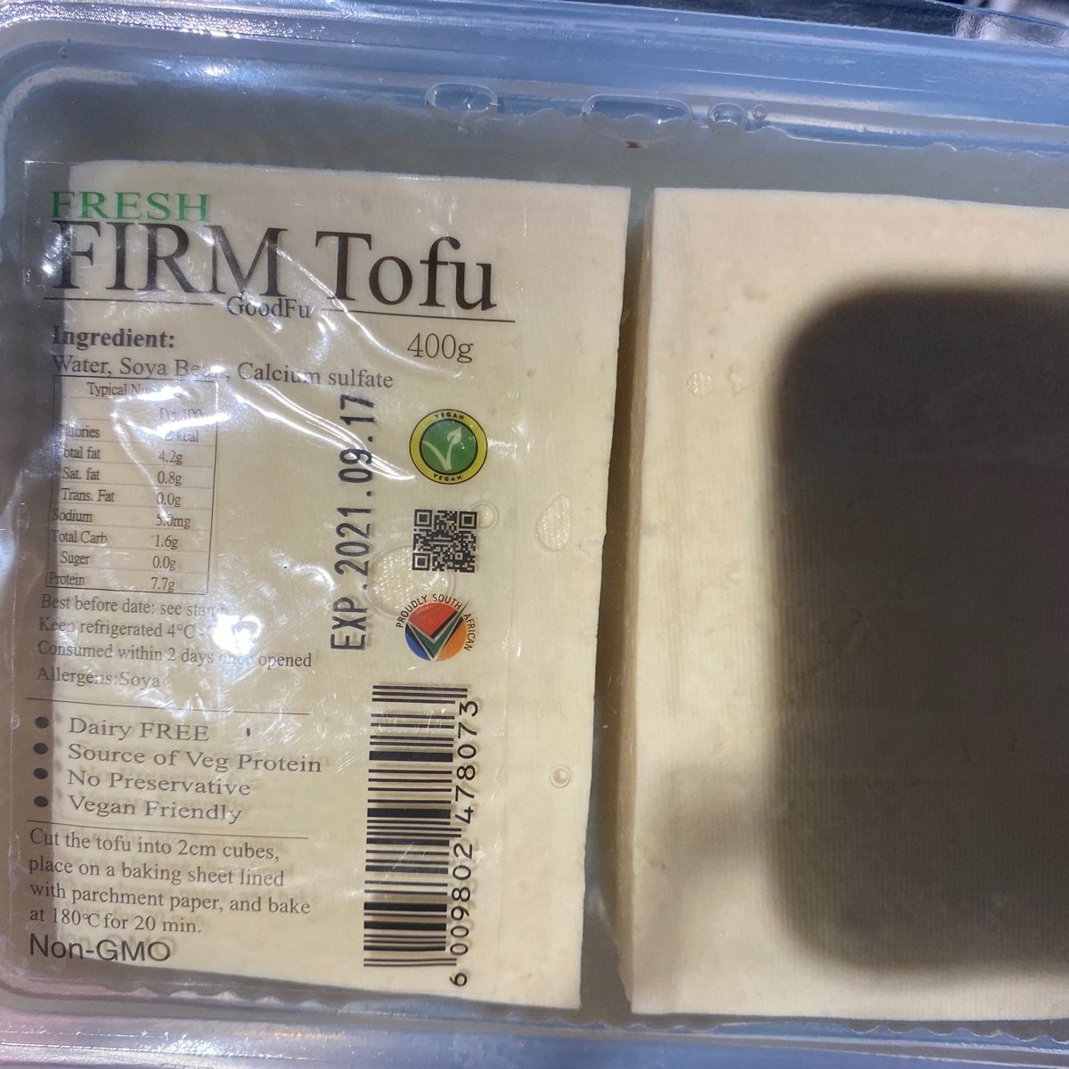 Fresh form tofu from Spar - Vegan Product Reviews & Ratings | abillion