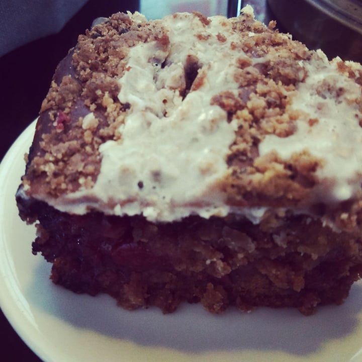 photo of Paradigm Coffee and Music Cherry Coffee Cake shared by @veganthatvegans on  19 May 2019 - review