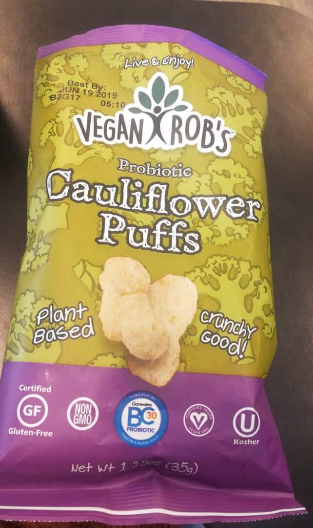 photo of Vegan Rob's Cauliflower Puffs shared by @cata-arancibias on  20 Jun 2019 - review