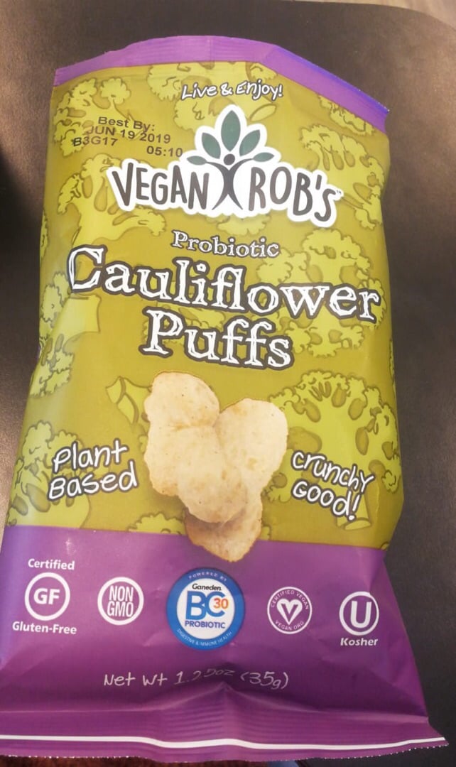 review photo of Vegan Rob's Cauliflower Puffs shared by @cata-arancibias on 20 Jun 2019 - review