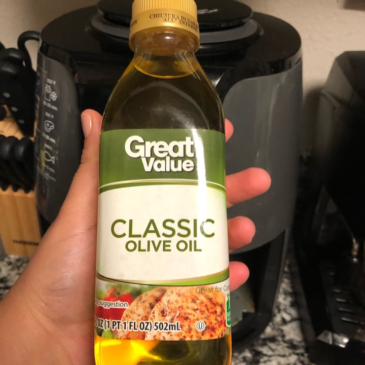 photo of Great Value  Olive oil shared by @valeskafreire on  27 Oct 2021 - review