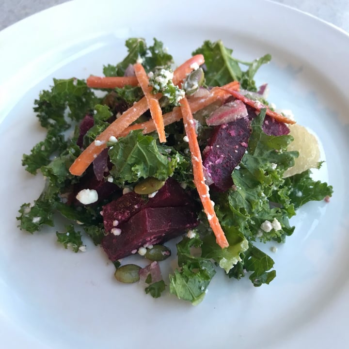 review photo of Carmichael Dining Center Roasted beets and kale salad shared by @eurekal on 11 Oct 2018 - review