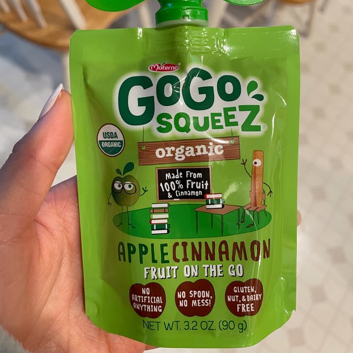 photo of GoGo squeeZ Apple Cinnamon shared by @lorenakliu1 on  07 Mar 2022 - review