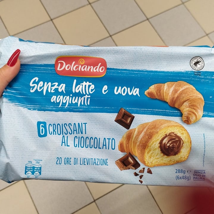 photo of Dolciando Croissant Al Cioccolato Senza latte e uova aggiunti shared by @katianur on  12 Dec 2021 - review