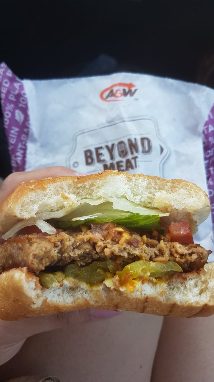 review photo of A&W Canada Beyond Meat Burger shared by @sprout on 16 Jul 2018 - review