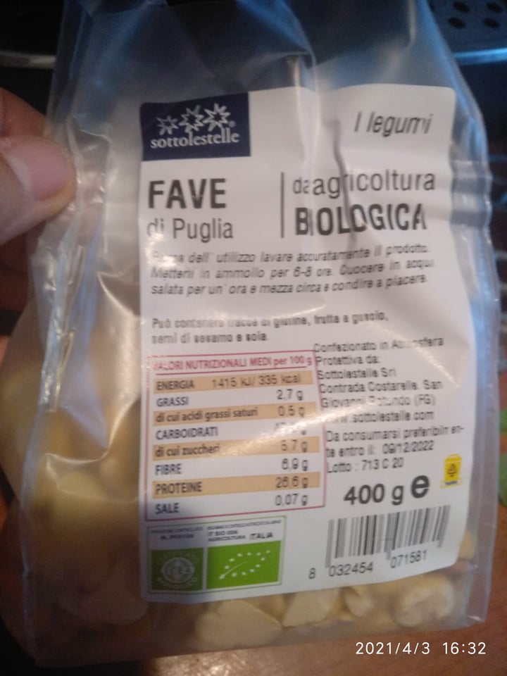 photo of Sottolestelle FAVE DI PUGLIA shared by @mami1959 on  03 Apr 2021 - review