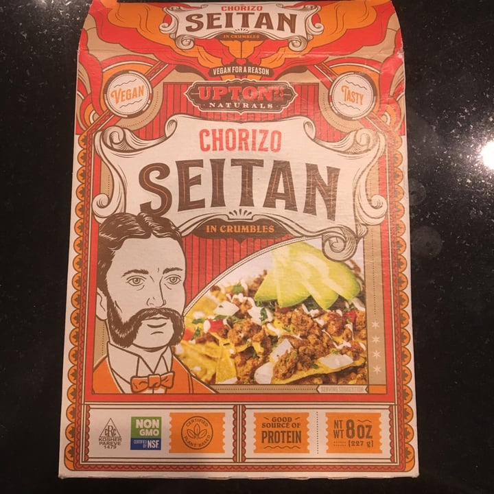 review photo of Upton's Naturals Chorizo Seitan shared by @elodiee on 18 Jun 2020 - review