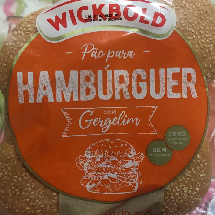 photo of Wickbold Pão para hambúrguer com gergelim shared by @tamirishp on  30 Mar 2022 - review