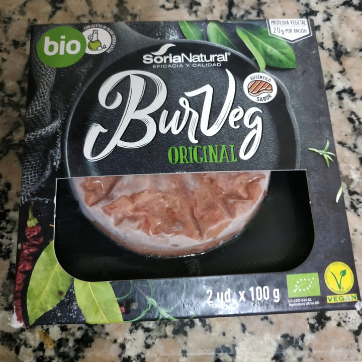 photo of Soria Natural BurVeg original shared by @letiarg on  16 Jul 2020 - review