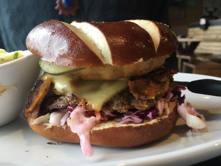 photo of Native Foods Cafe BBQ Brisket Burger shared by @lisseatsplants on  22 Sep 2019 - review