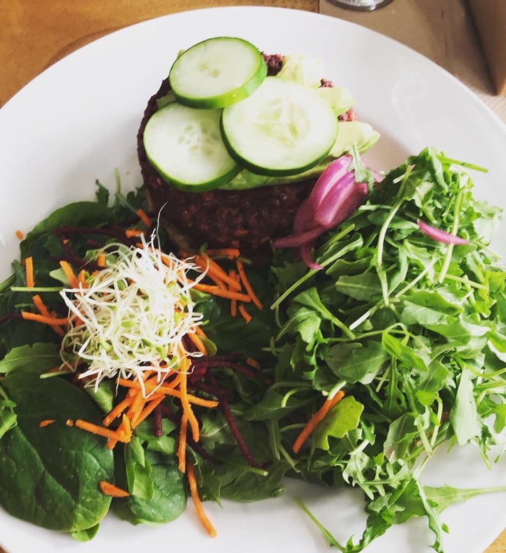 photo of The Beet Box Cafe Beet Burger shared by @llamasluvthis on  03 Jan 2020 - review