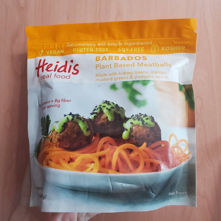 photo of Heidi’s Real Food Barbados Plant Based Meatballs shared by @klarina on  19 Aug 2021 - review
