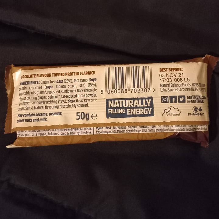 photo of TREK Protein Flapjack (Cocoa Oat) shared by @ronelle on  06 Aug 2021 - review